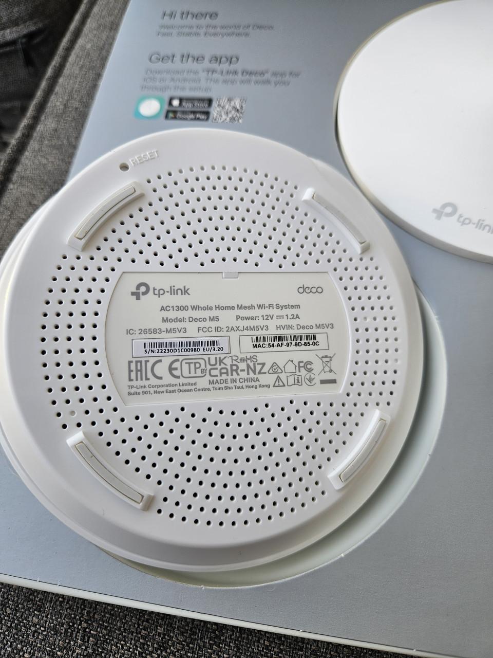Nieuw TP-Link Deco M5 AC1300 Whole Home Mesh Wi-Fi Systeem