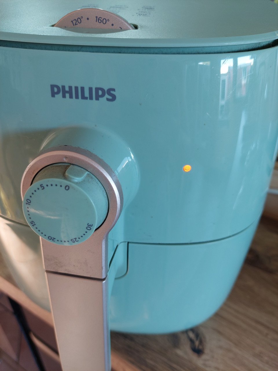 Mintgroene Philips airfryer