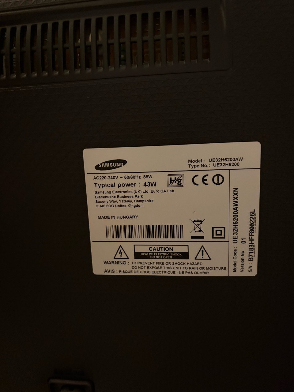 Samsung smart tv 32 Inch full Hd Led