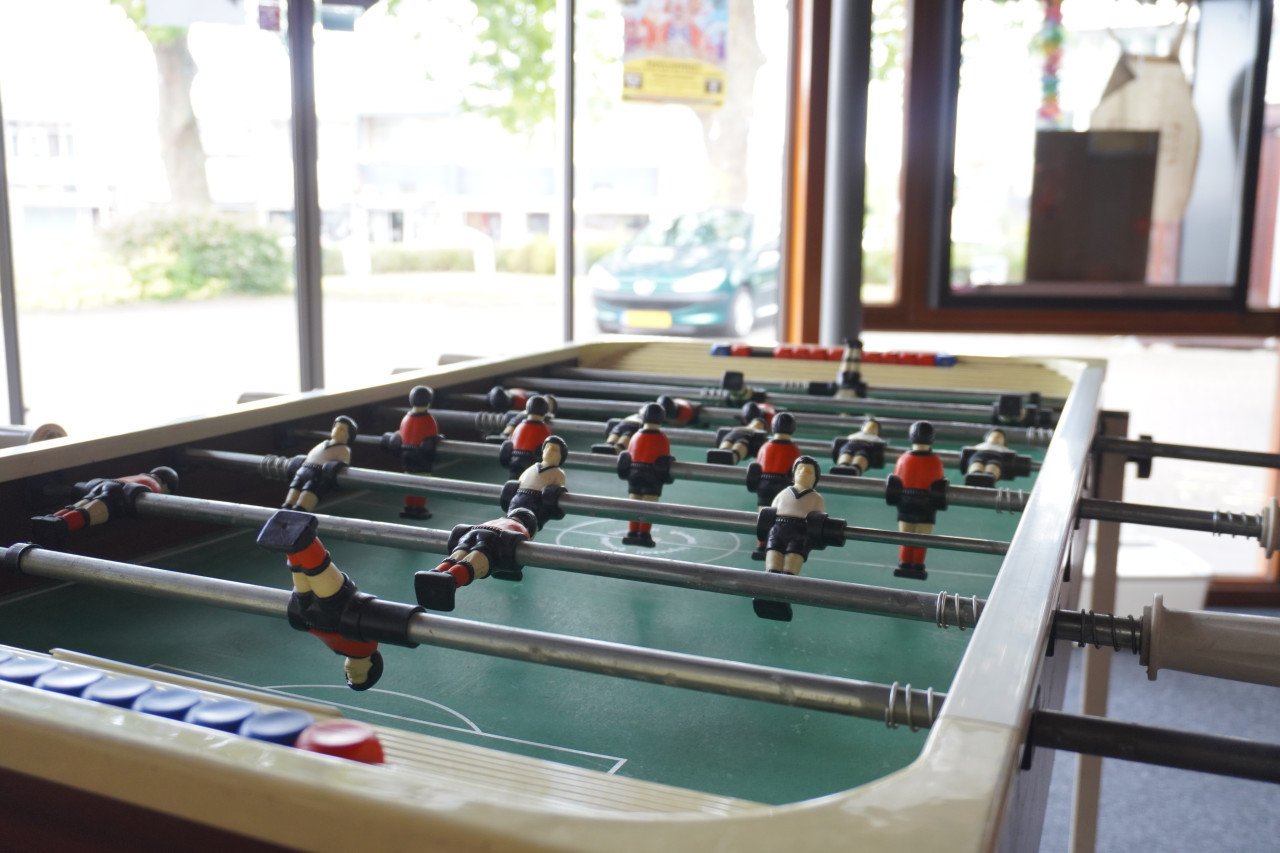 Vintage voetbalspel
