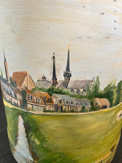 Melkbus beschilderd Goes