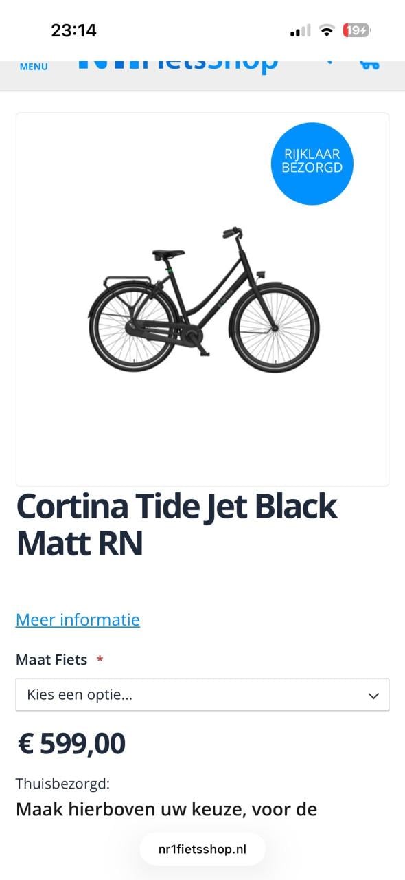 Z.G.A.N. Cortina Tide dames fiets