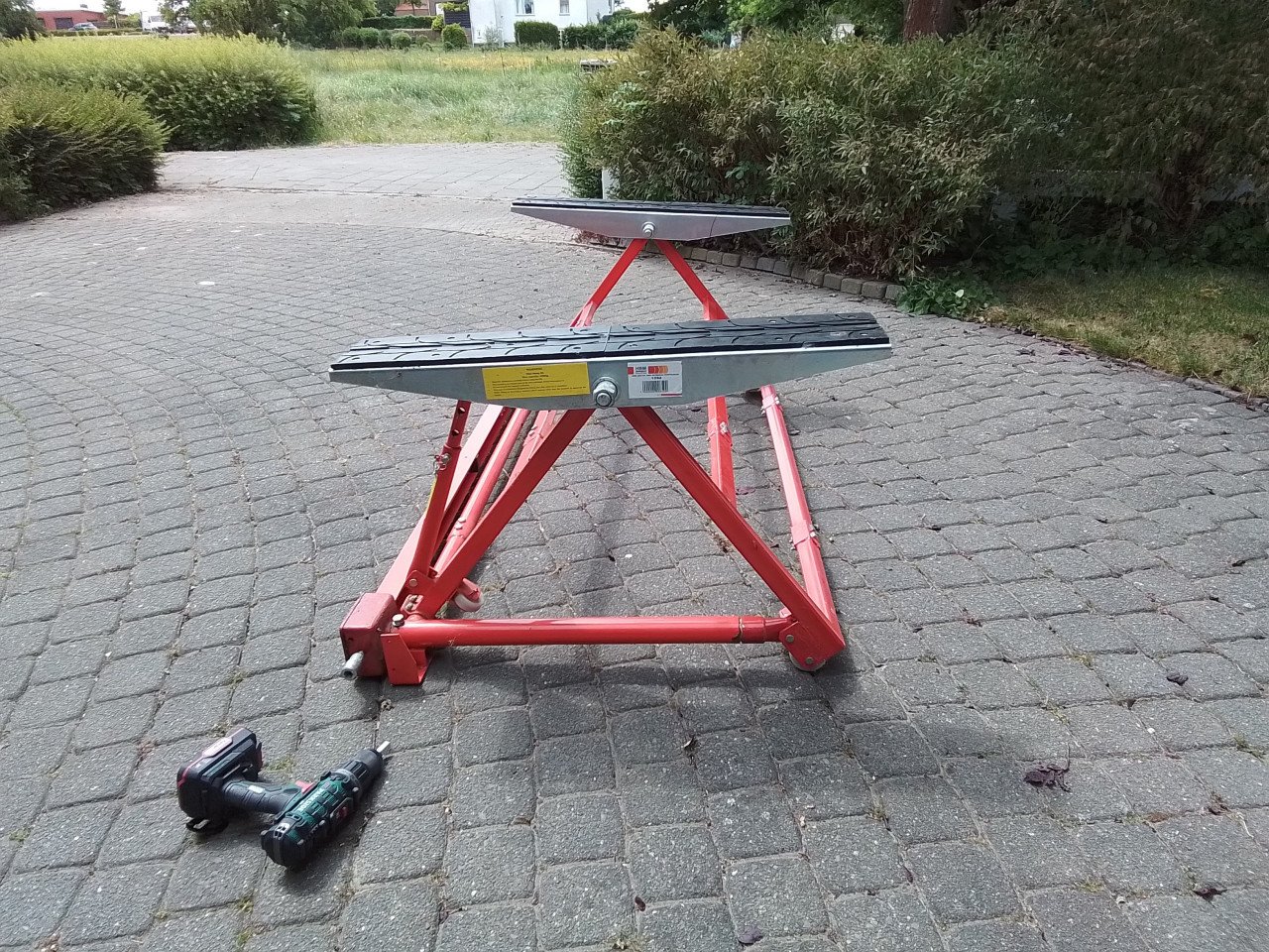 Mini autohefbrug