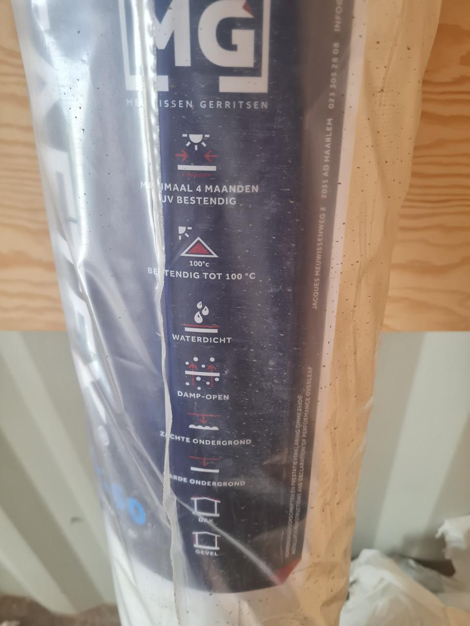 Dampopen waterdichte folie nieuw