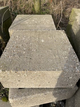 Betonblokken ballastblok terreinverharding