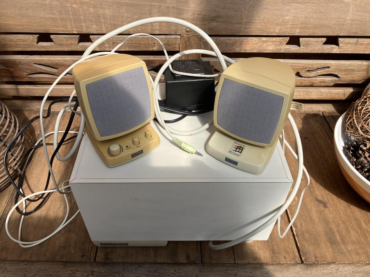 Vintage Altec Lansing ACS340 2.1 PC Speakerset met Subwoofer (Retro)