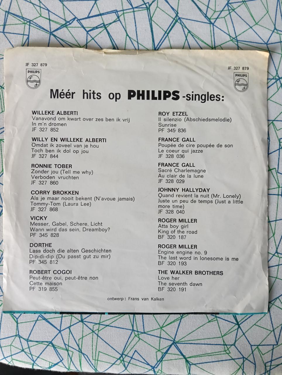 Single Sandra (Reemer) - Heimwee 7inch vinyl jaren 60