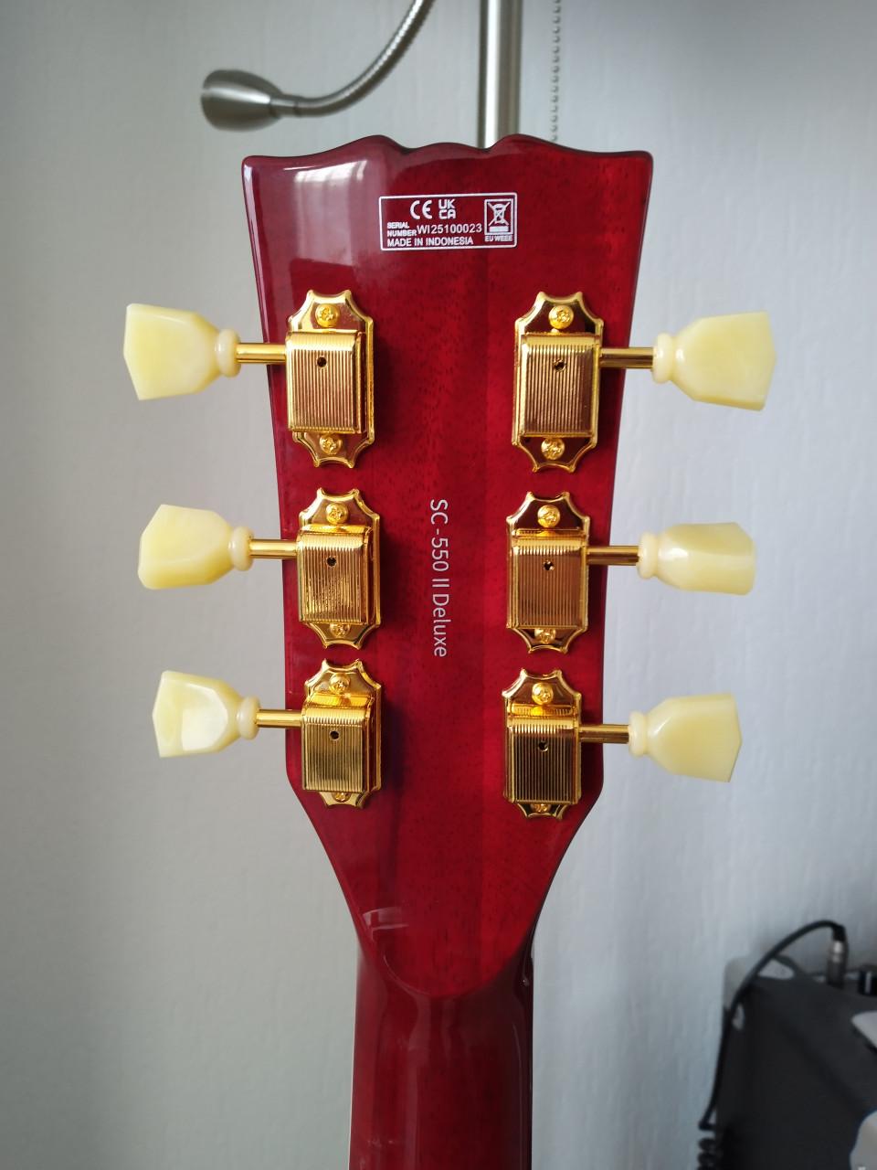 Harley Benton SC-550 II De Luxe Les Paul Model RCF 2025 incl. gigbag