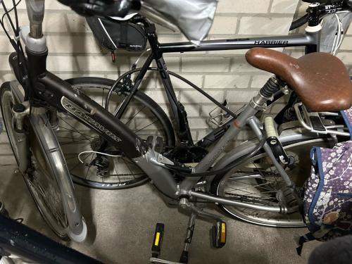 Fiets, let op accu kapot maar kan goed ronde mee gefietst