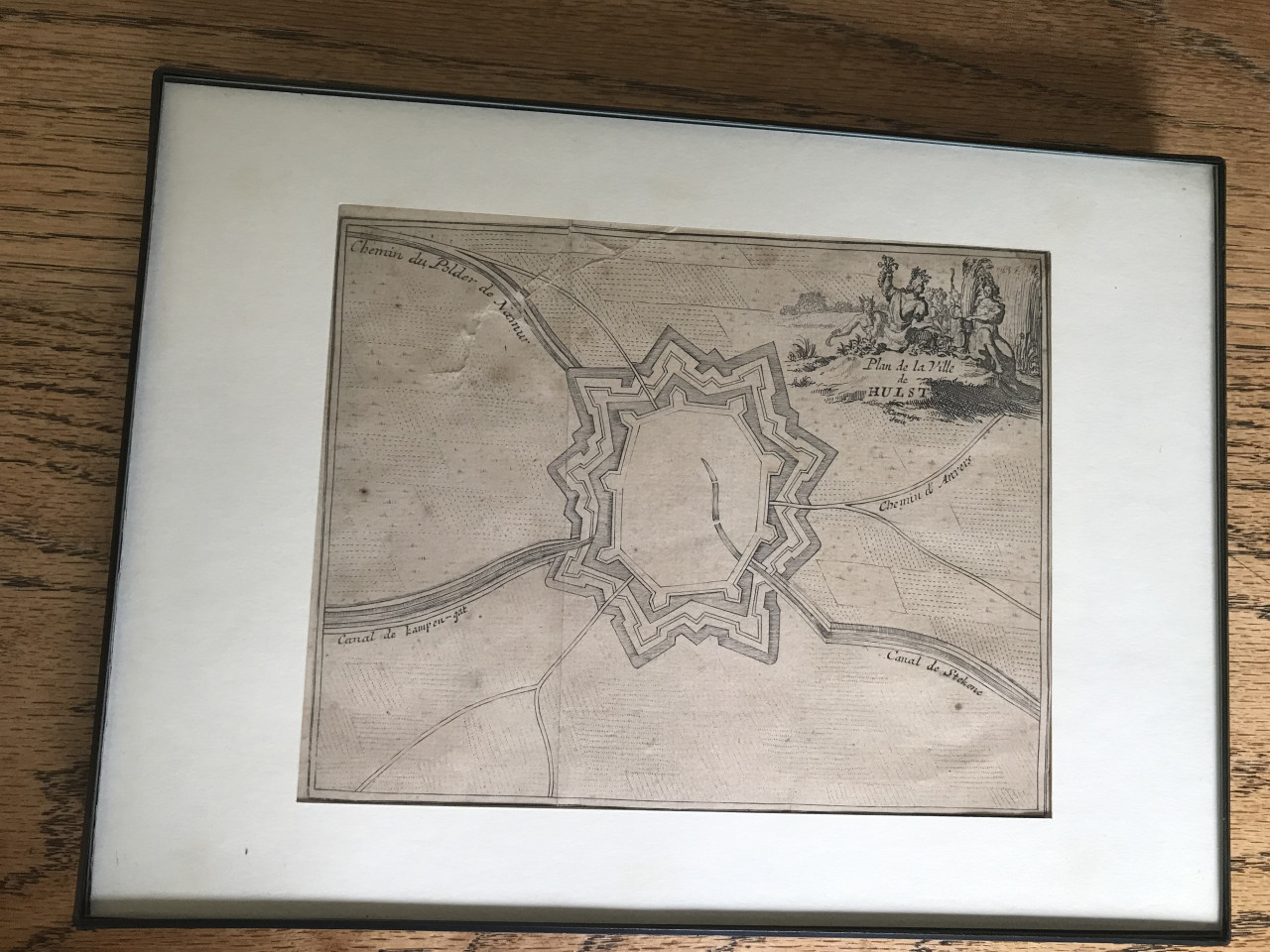 Plattegrond Hulst 1769