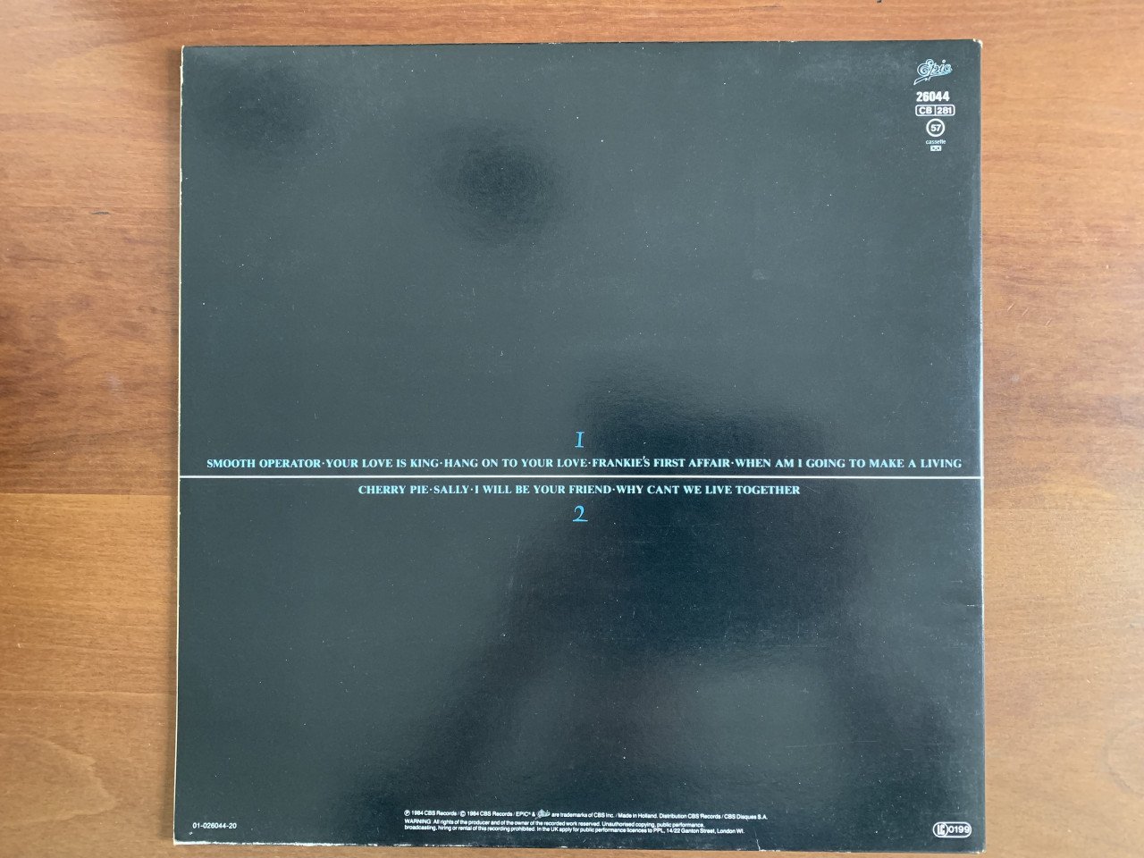Te Koop: LP van Sade