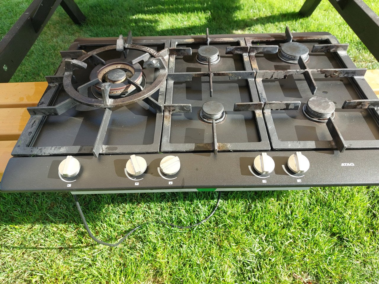 5 pits inbouw kooktoestel