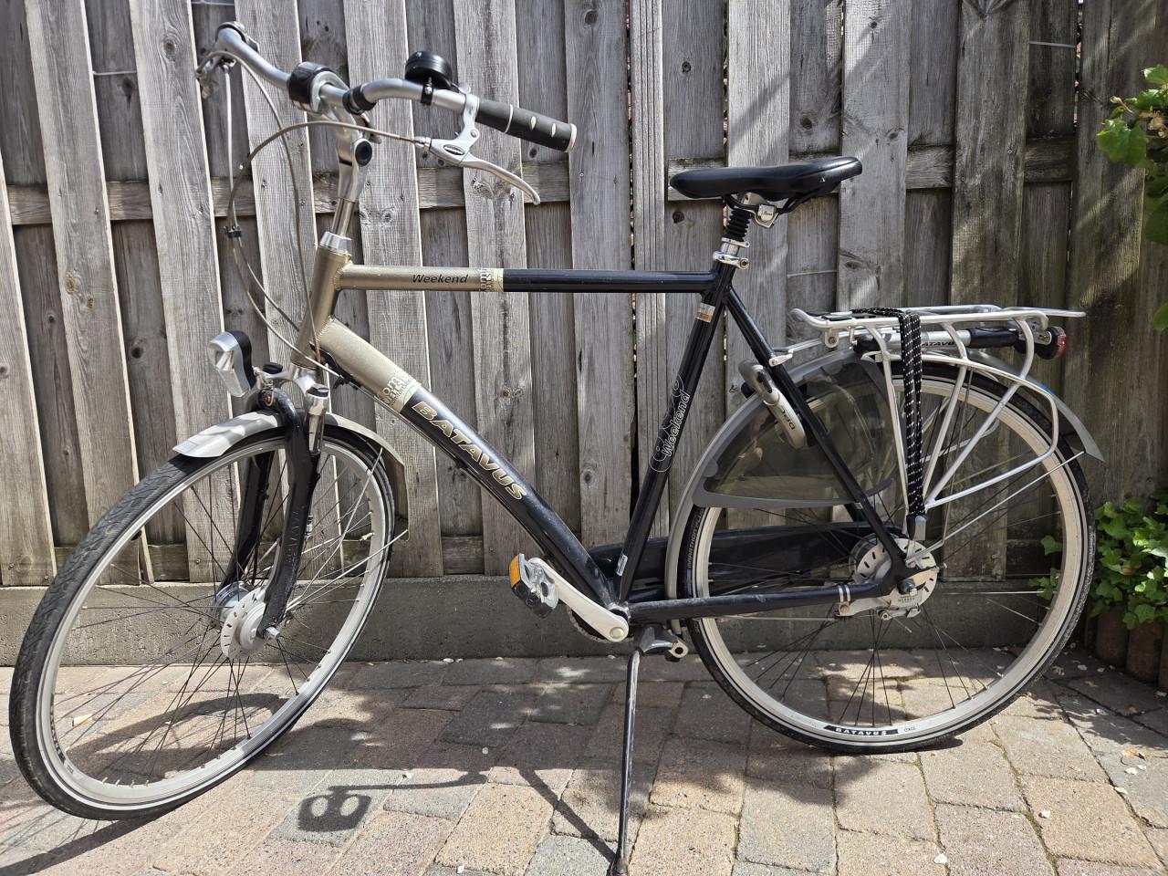 Gebruikte fiets, maar alles naar behoren werkend!