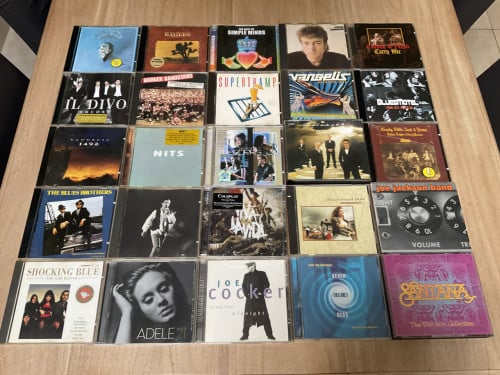 150 cd's te koop.
