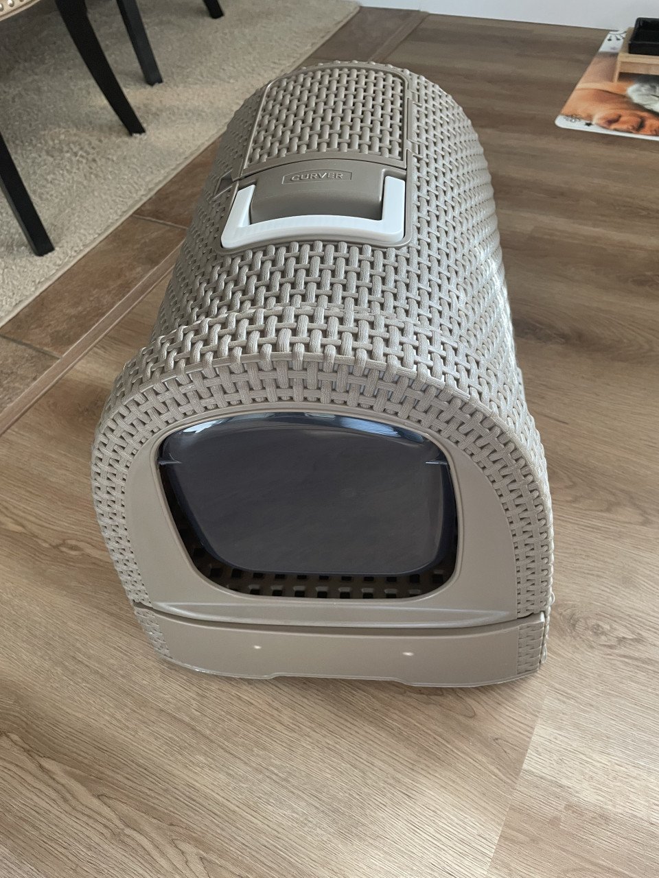GERESERVEERD  Curver kattenbak