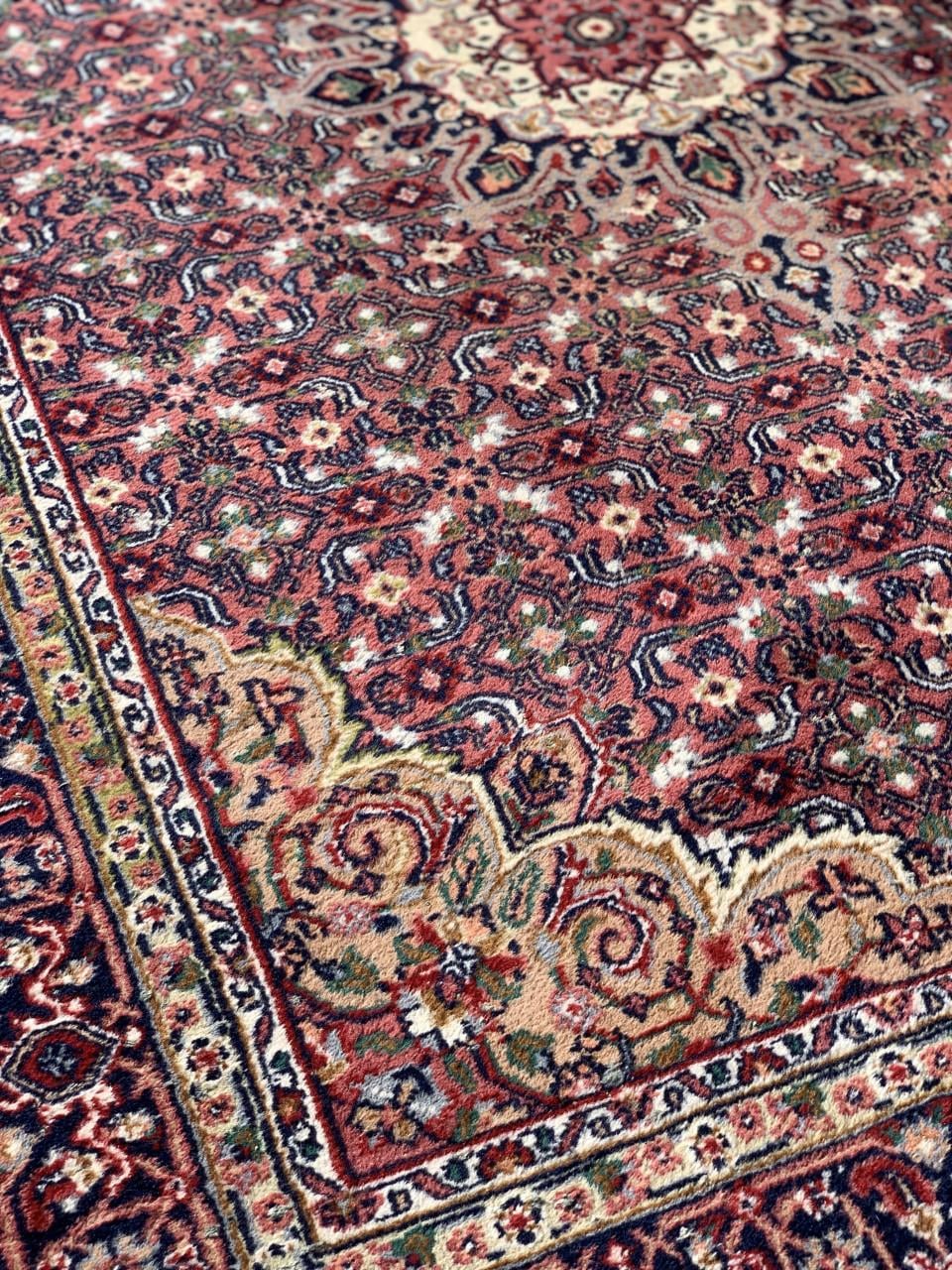 ✨Waanzinnig Mooi Kleurrijk Handgeknoopt Vintage Vloerkleed uit India✨