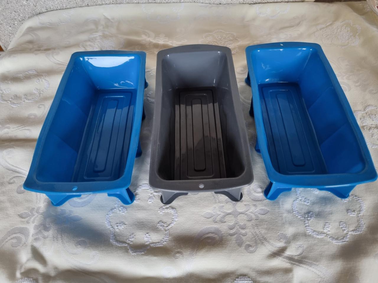 3 siliconen bakblikken