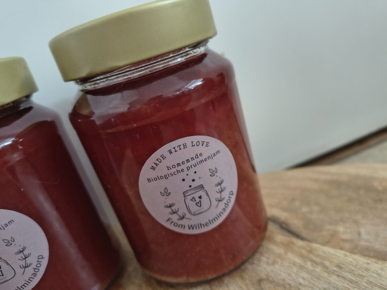 Biologische pruimenjam! Onbespoten pruimen - jam. NIEUW.
