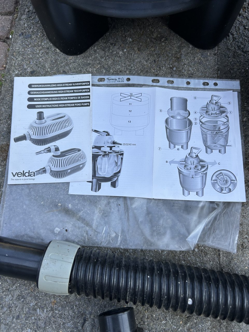 Te koop velda druk filter set velda clear control 50  plus pomp 6000