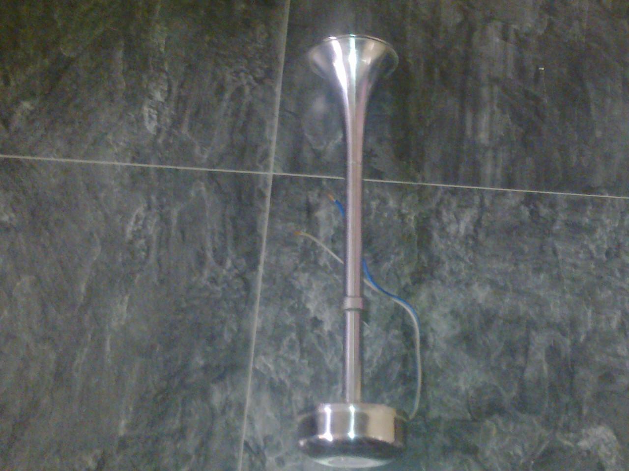 Chromen hoorn vrachtwagen