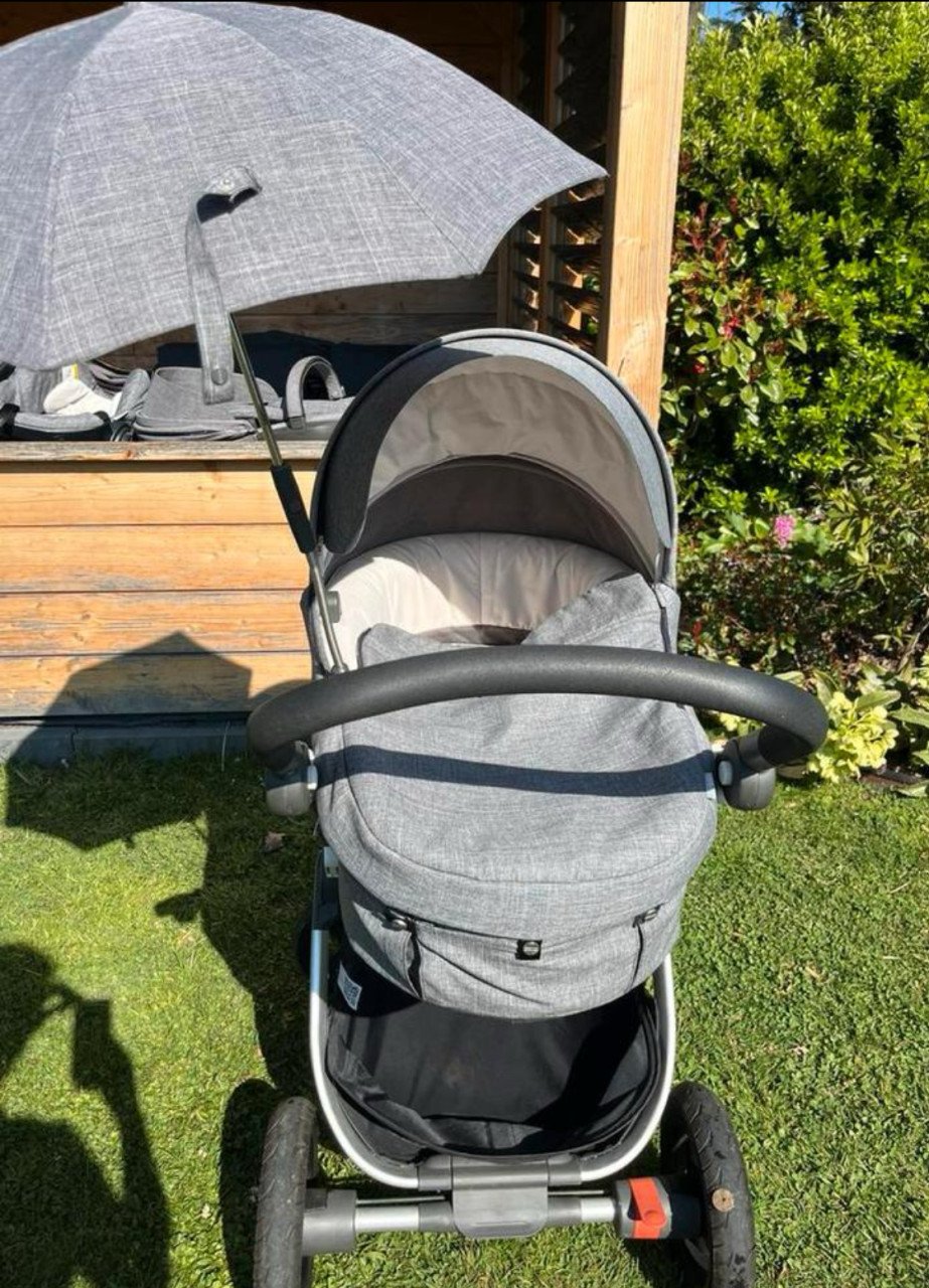 Stokke kinderwagen met accessoires