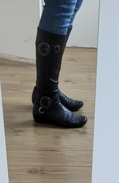 Zwarte laarzen Spiral maat 38