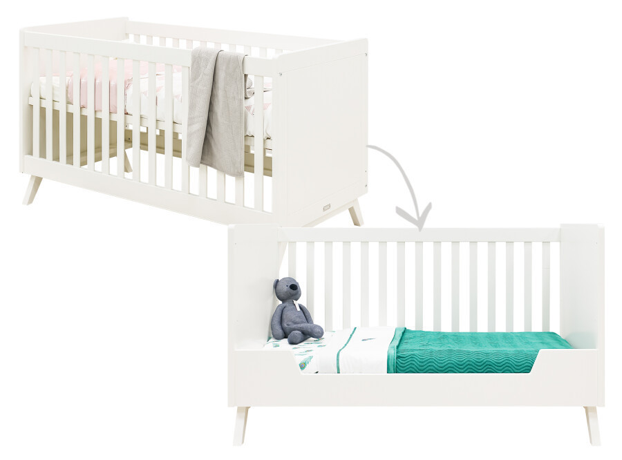Baby /junior bedje Bedbank 70x140 Anne Wit