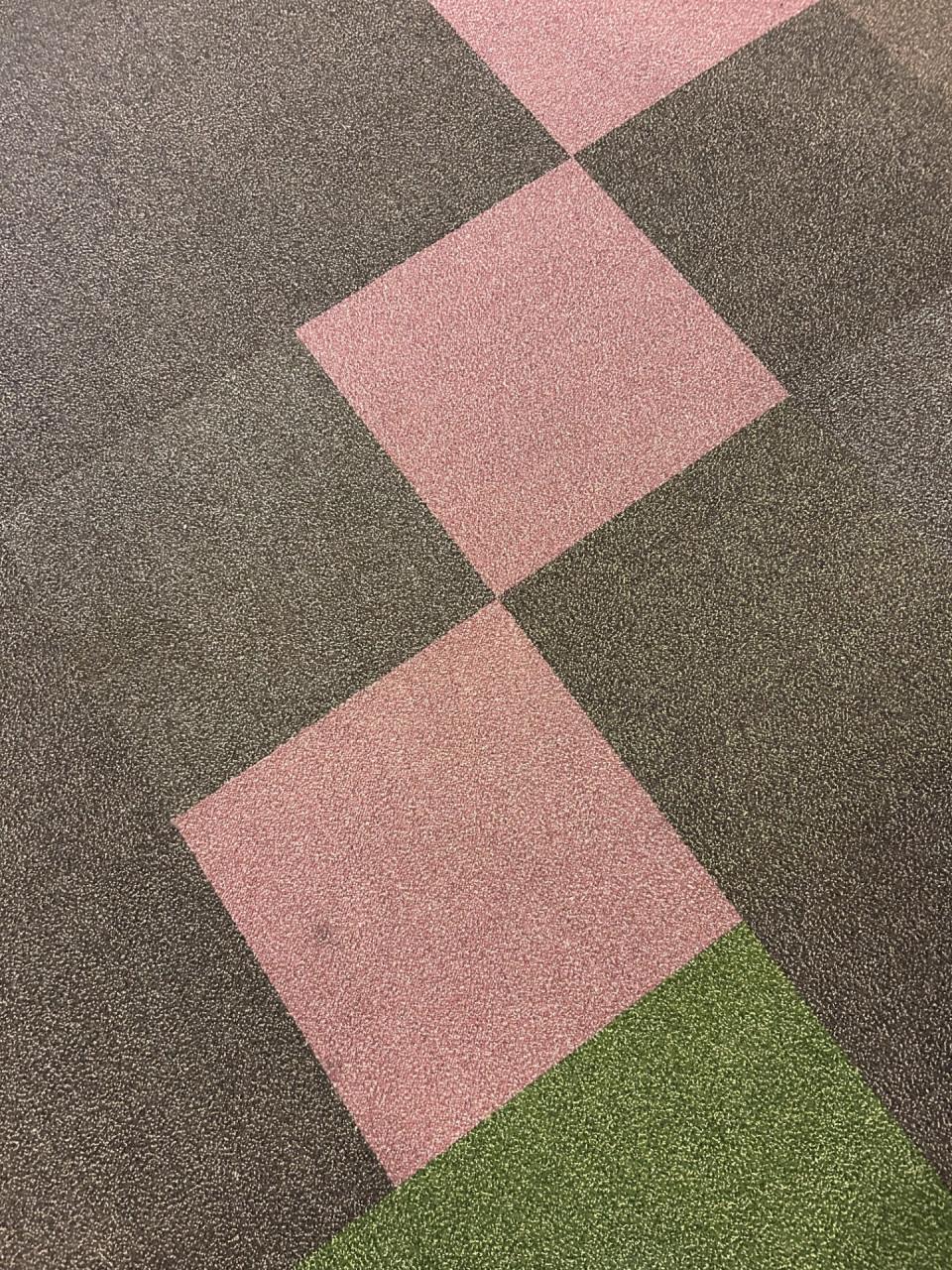 Gebruikte tapijt tegels 50x50