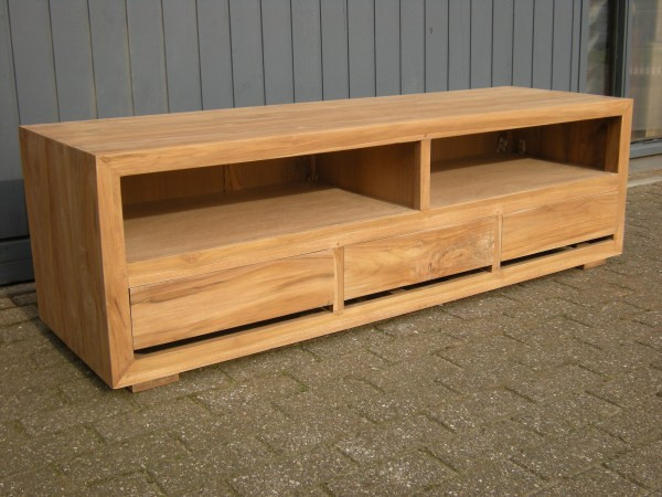 MOOI STRAK TEAKHOUTEN TV MEUBEL