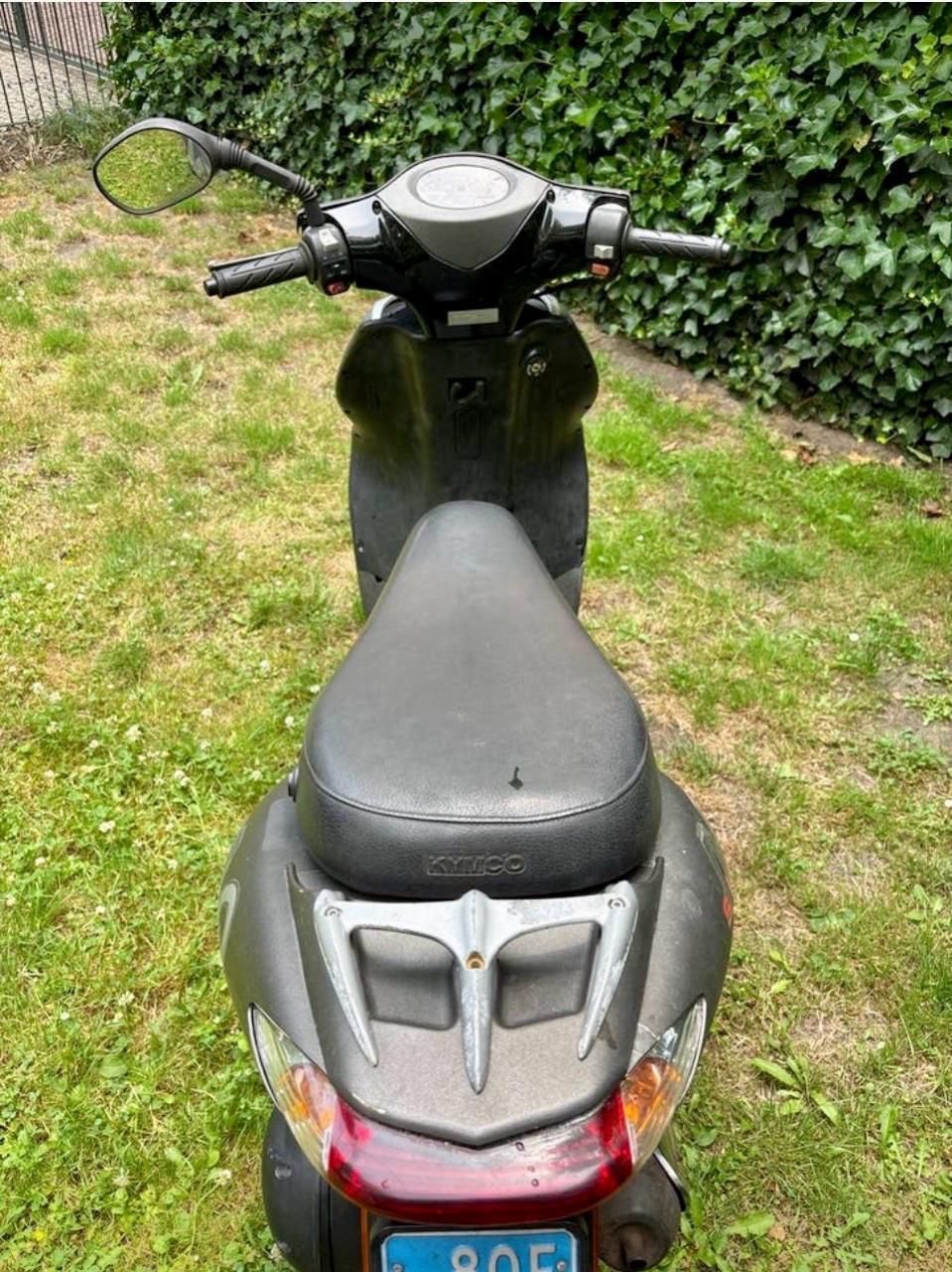 Te koop Kymco Super 9 50cc 2takt AC blauw kenteken