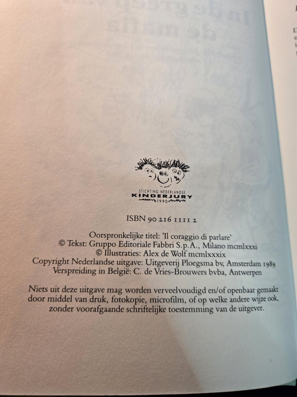 Boek : "In de greep van de mafia". 1989