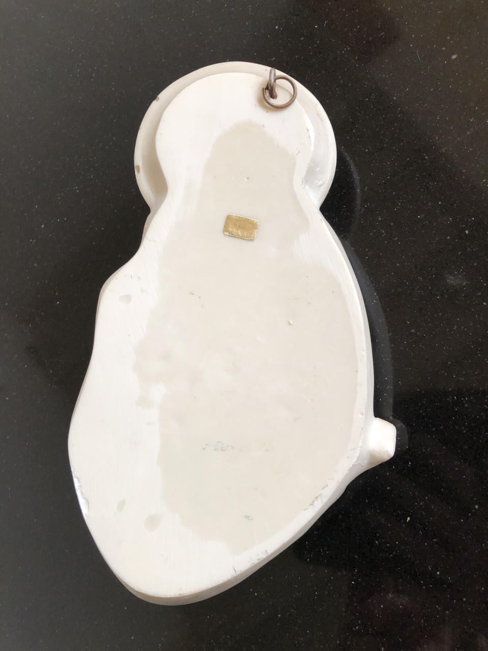 Zeer mooie brocante heilige hanger met Maria en kind