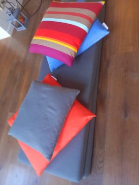 Terras  buiten kussens