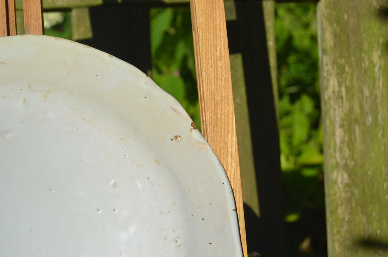 Div. aardewerk borden floraal decor op 1 na, 19e/20e eeuw (4)