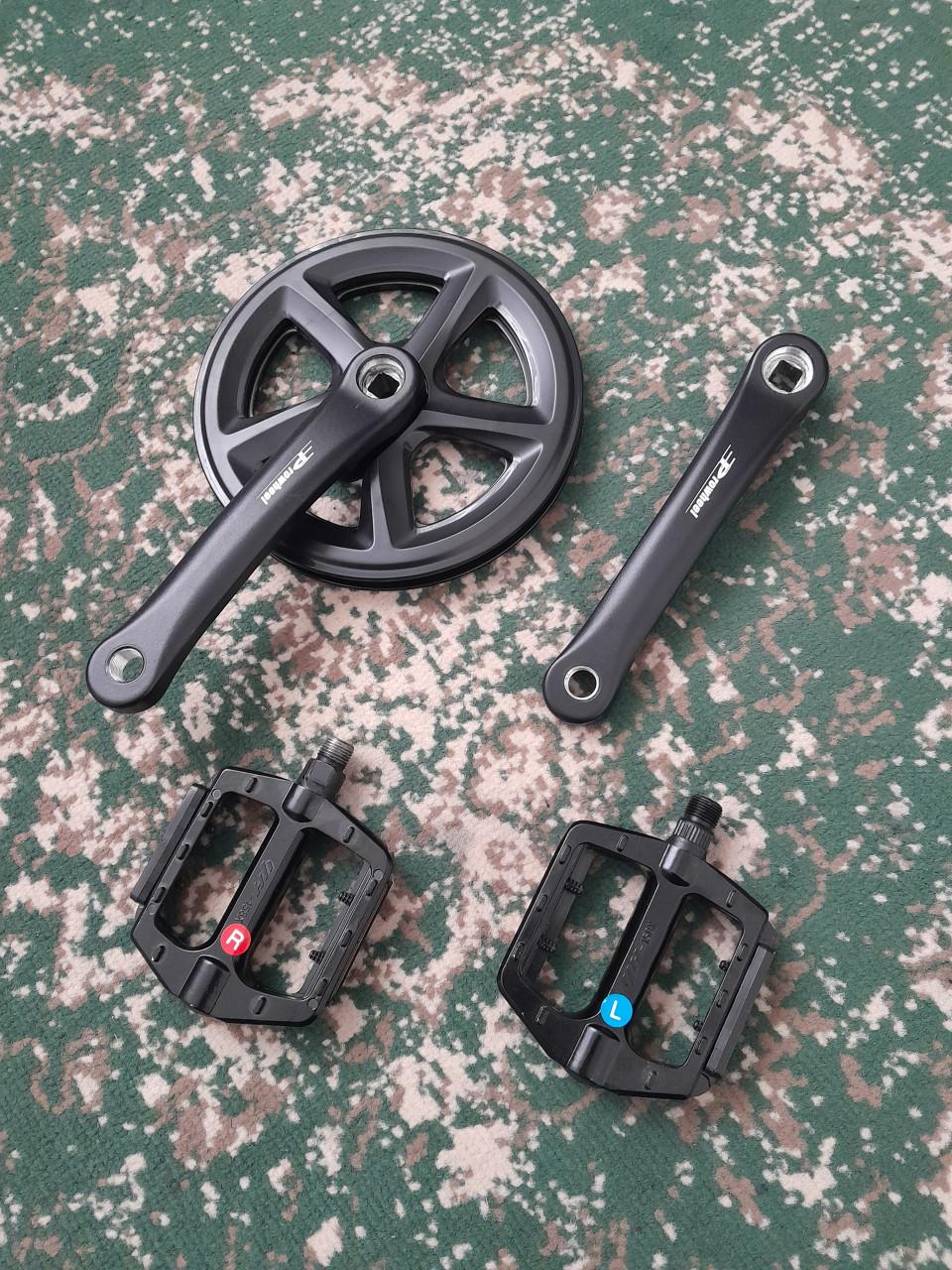 Crank Stel met trappers Fatbike