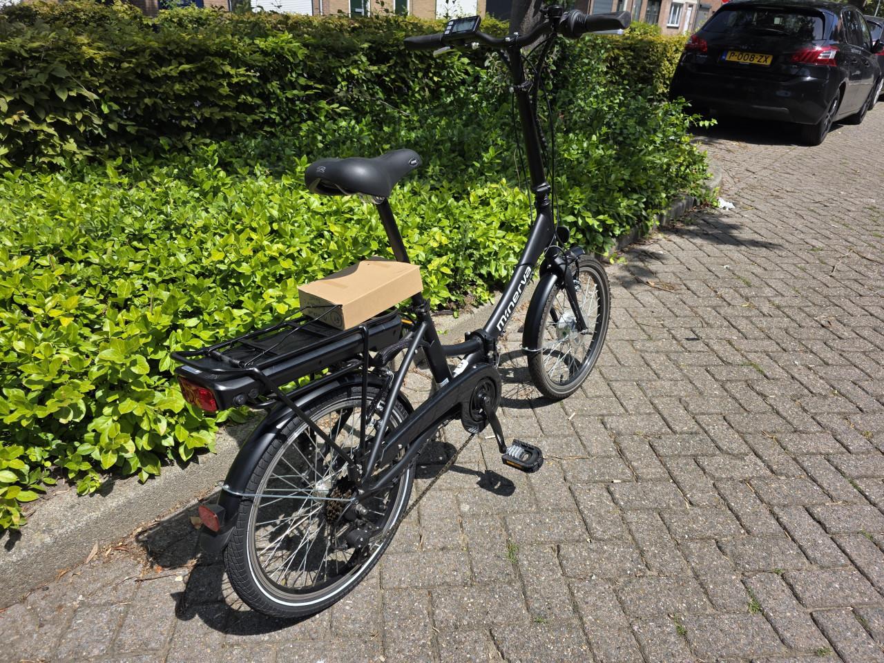 Zo goed als nieuwe Minerva elektrische vouwfiets