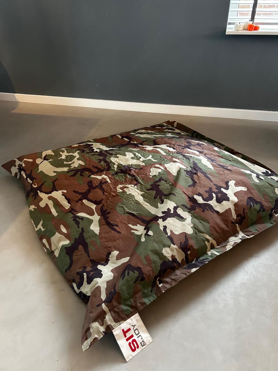 Zitzak Sit&Joy  130x130 cm - Nylon - Camouflage