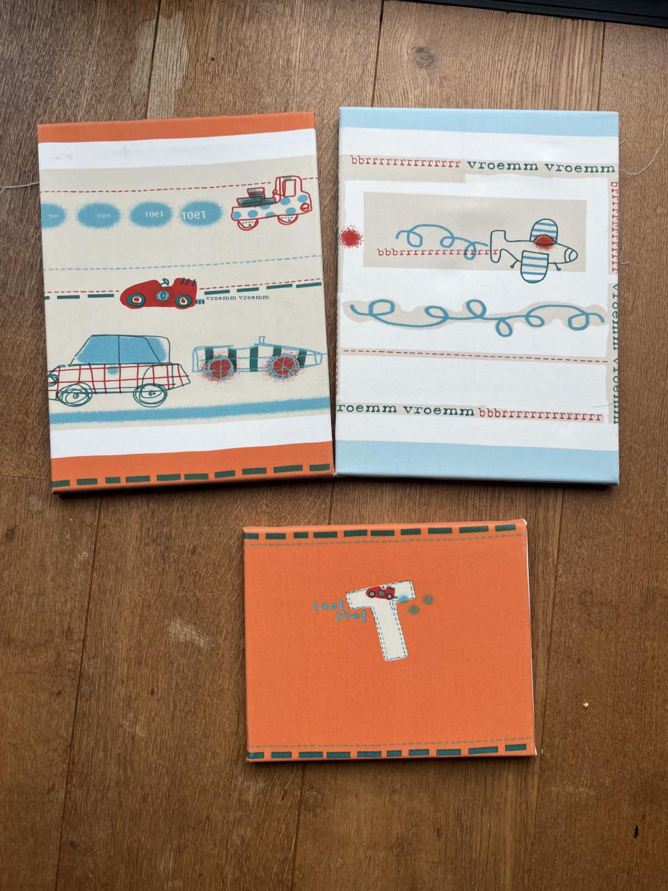 Twee gordijnen, 140/100 cm, kinderkamer