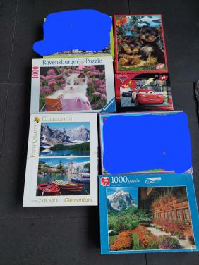 Te koop 8 mooie puzzels