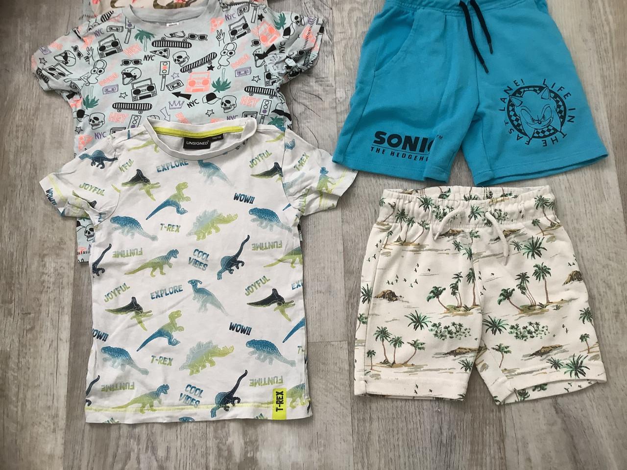 Kledingpakket jongens, maat 110/116 - 7 stuks