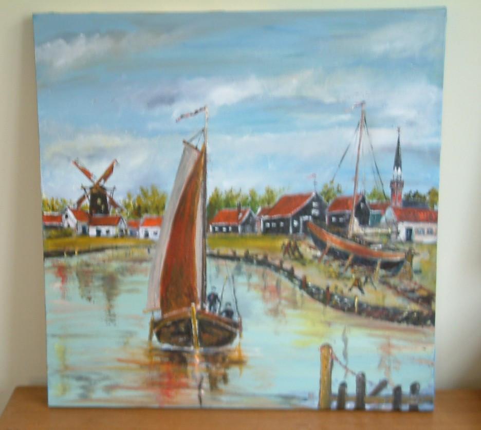 Arnemuiden  kanaal met hoogaars