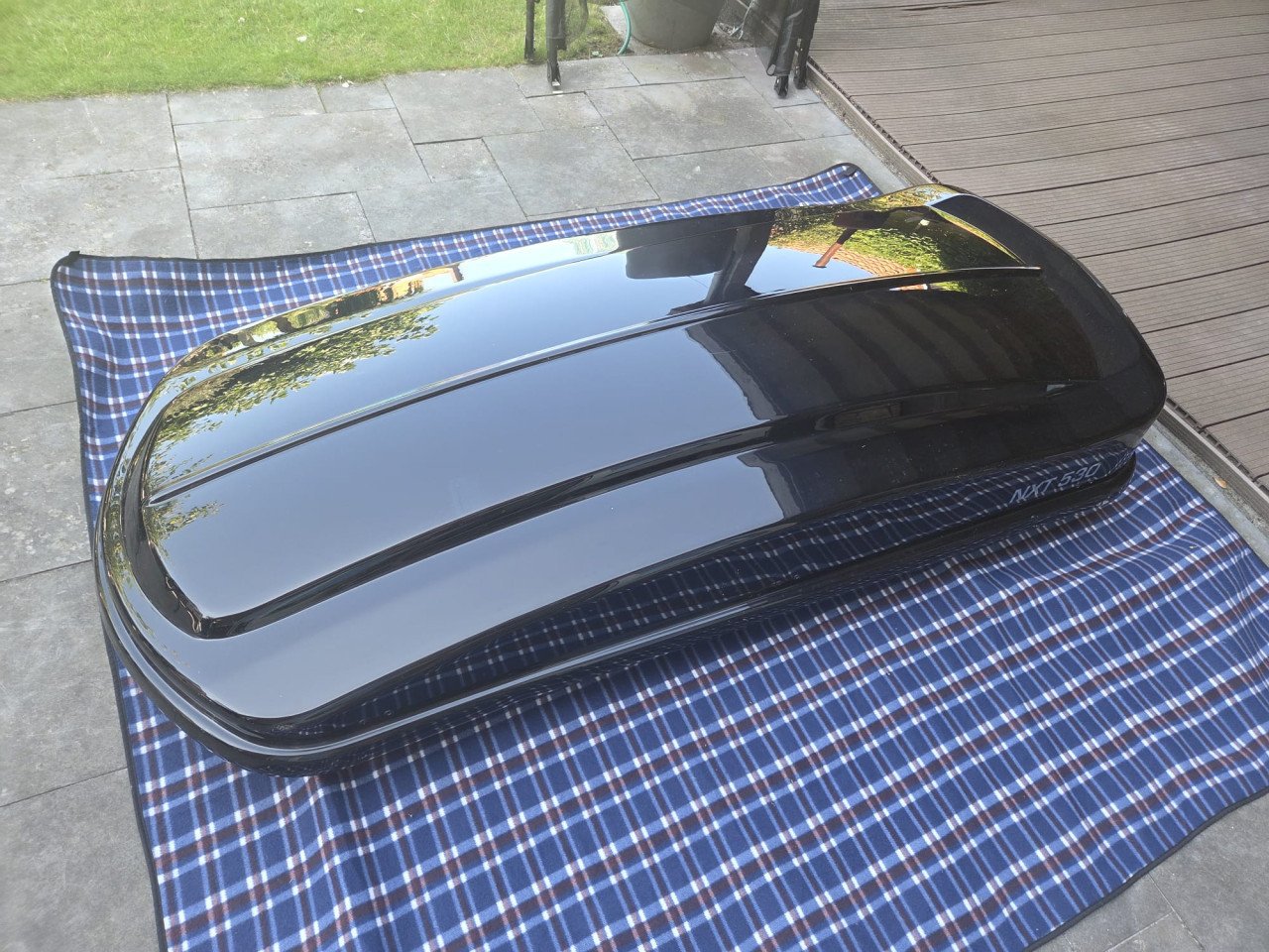 Dakkoffer Twinny load NXT 530 Glanzend zwart