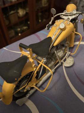 Metalen motor vintage