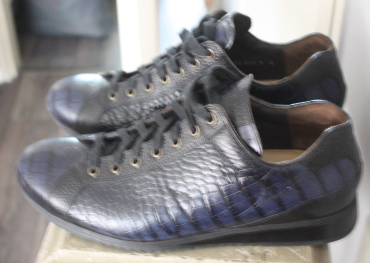 Donkerblauwe heren  schoenen maat 8