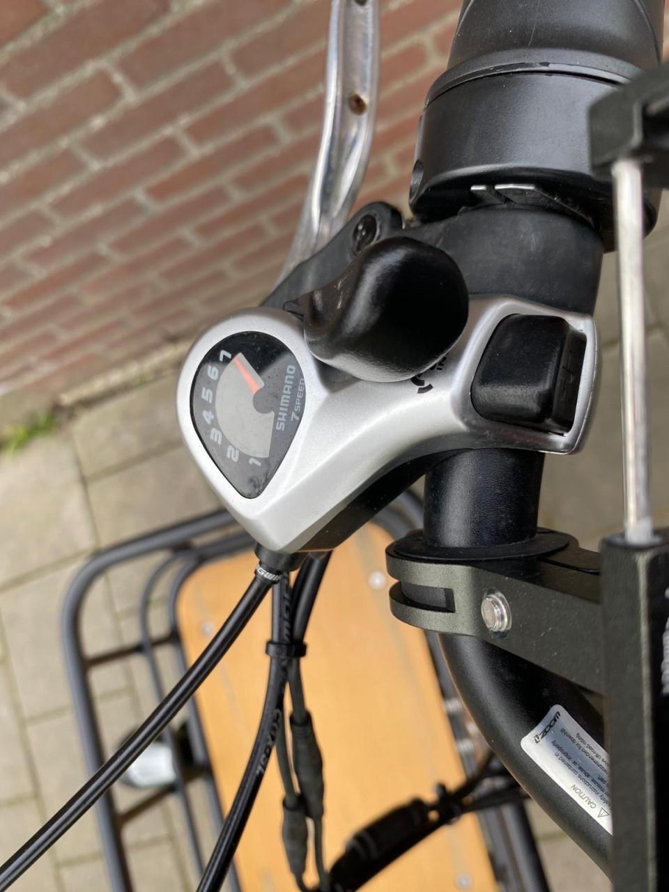 Electrische longtail transportfiets radwagon 4 zwart