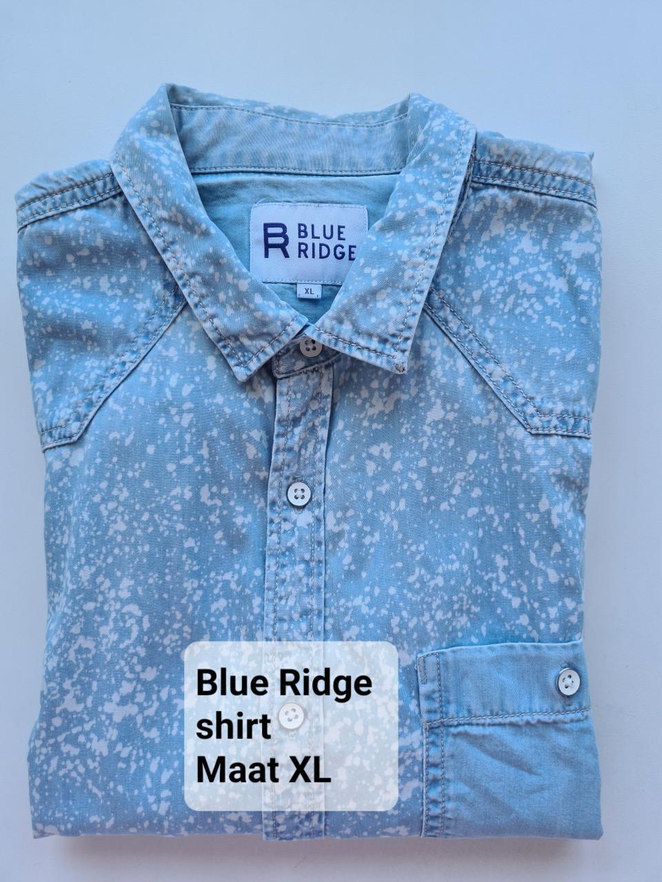 Stijlvol Blue Ridge lichtblauw overhemd in maat XL