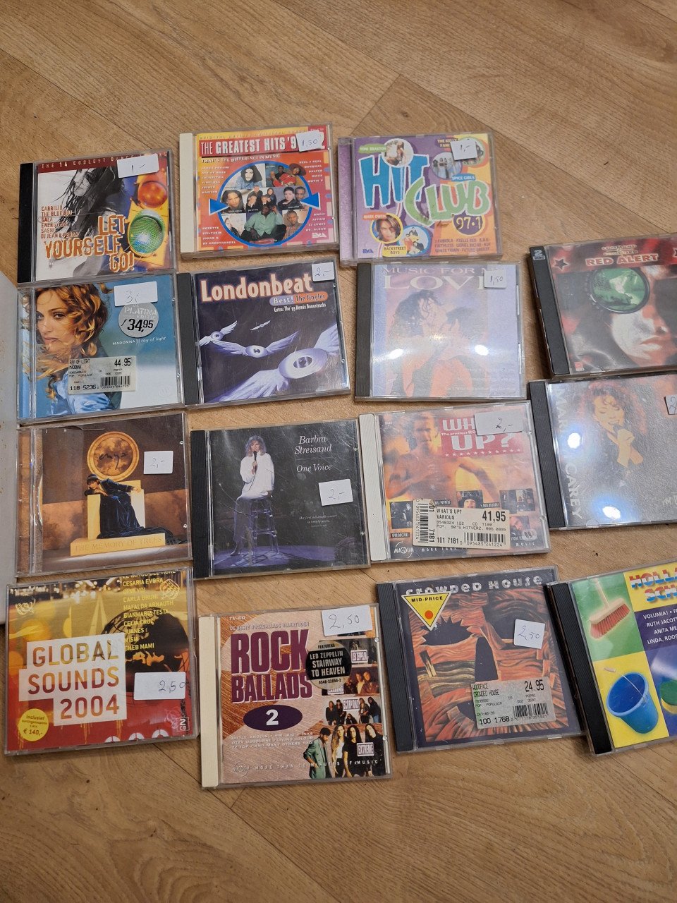 21 cd's oa Madonna, Barbra Streisand