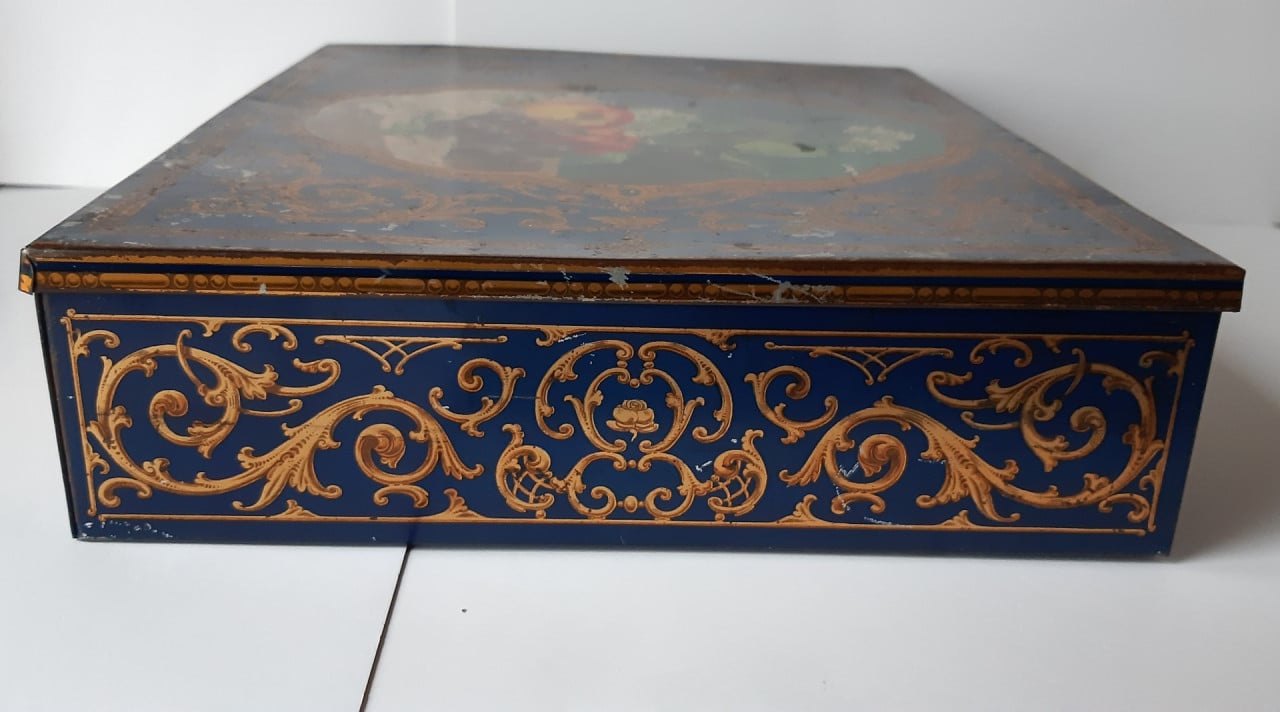 Blik van Melle fruit decor, Breskens