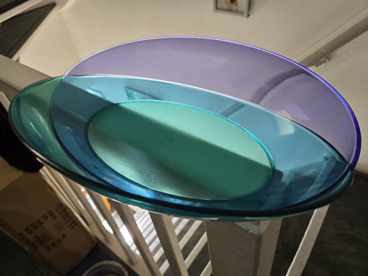 Tupperware serveerschaal uit de serie eleganza  , afmeting 36 bij 24cm