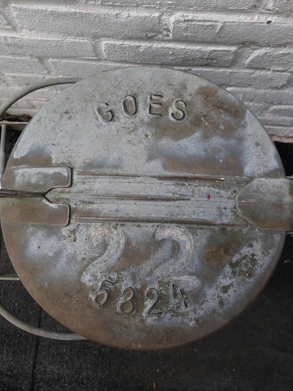 Zinken vuilnisemmer "Goes".